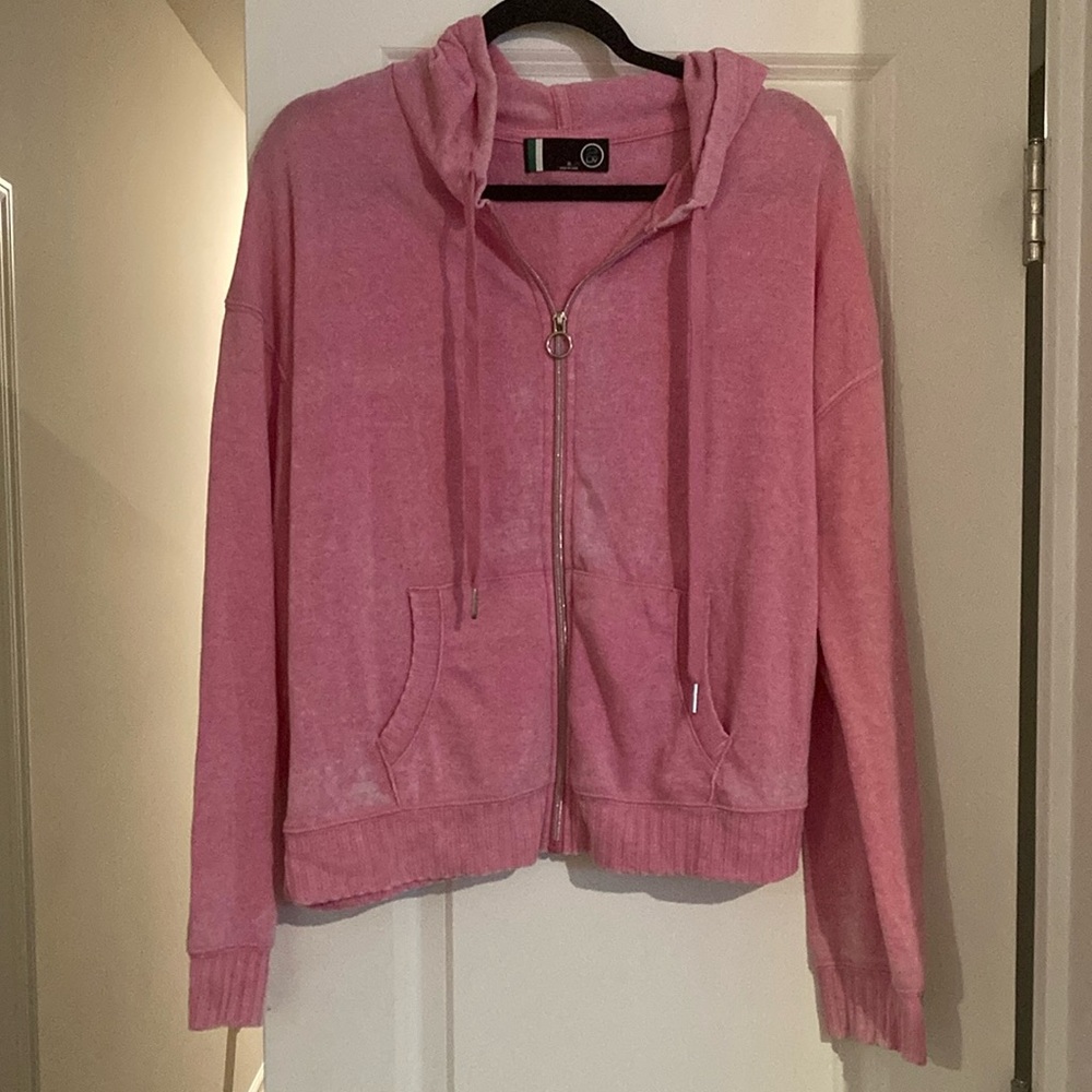 2 Liv pink Zip-Up Hoodie size xlarge